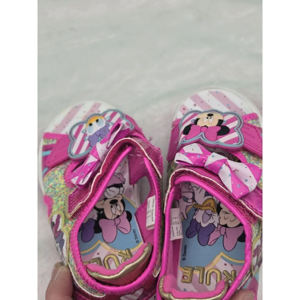 Lil Girl Disney Minni Mouse &‎ Daisy Summer Sandles Size 12
